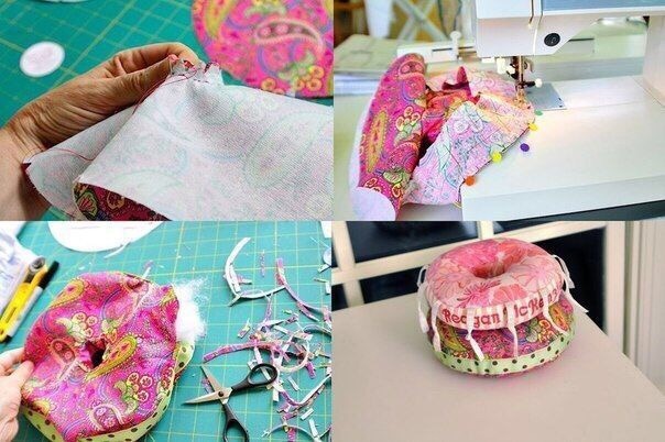 Couture des anneaux en tissu pour bébé