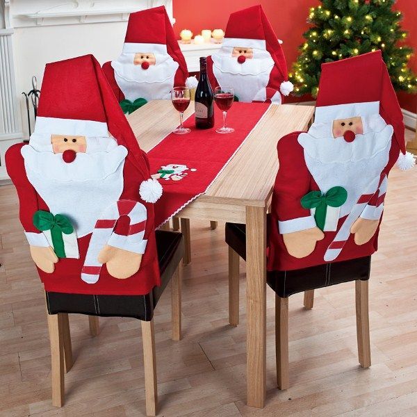 Idées Couvres chaise père Noël