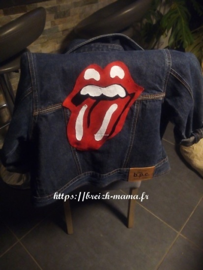 Appliqué Rolling Stones - Mes projets - Couture - Breizh Mama